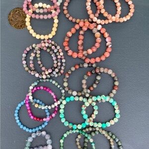 Colorful Beaded Bracelet Set